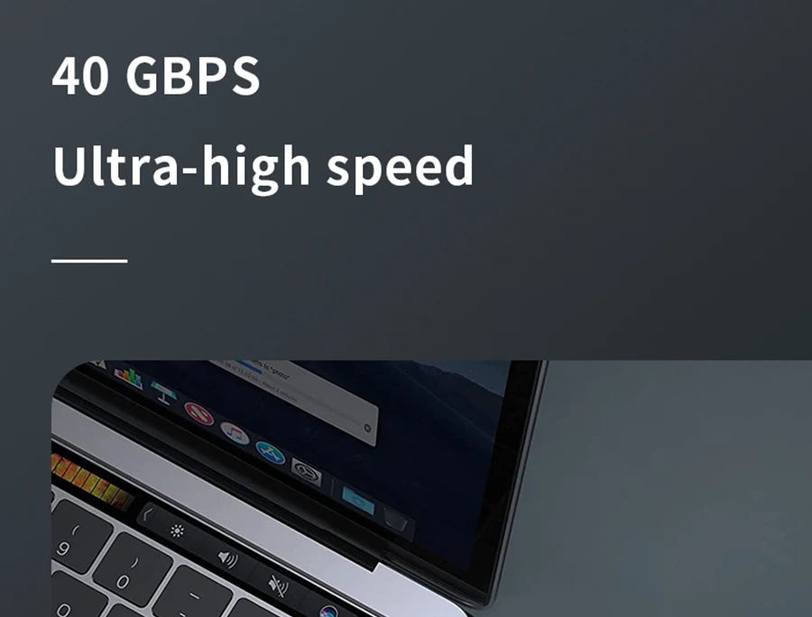 High-Speed USB4 240W Type-C Charging & Data Cable (40Gbps, 8K Display)