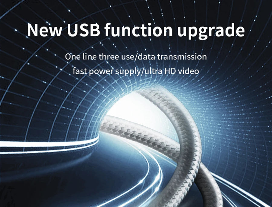 High-Speed USB4 240W Type-C Charging & Data Cable (40Gbps, 8K Display)